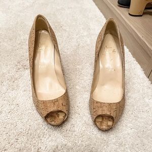 Christian Louboutin Lady Claude Cork EU Size 37.5